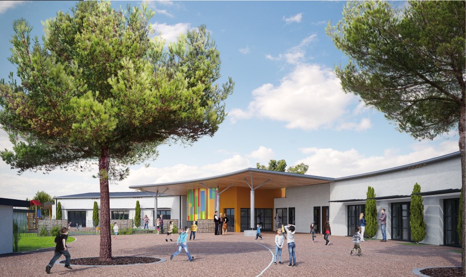 Construction D Une Ecole Primaire A Romilly Sur Seine 10 Mp Conseilmp Conseil